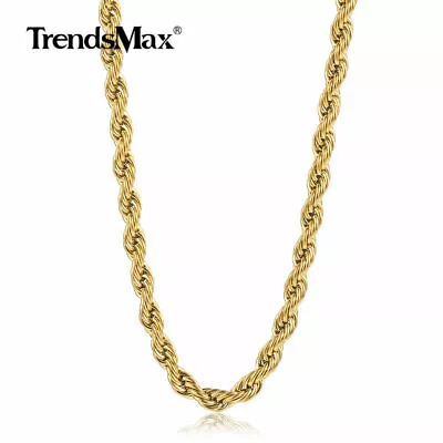 Gold Plated Stainless Steel Cross Pendant Necklace 5 Multi-Chains 2-3MM 18-24  • $9.49