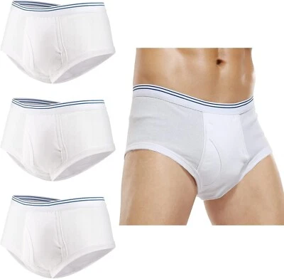 £18 • Buy Carer Incontinence Briefs For Men 3 Pcs Reusable Washable Cotton Incontinence Un