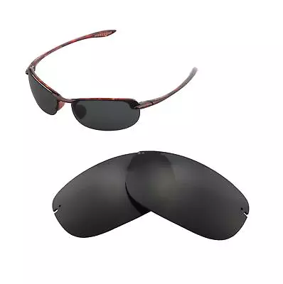 Walleva Polarized Black Replacement Lenses For Maui Jim Makaha Sunglasses • $17.49