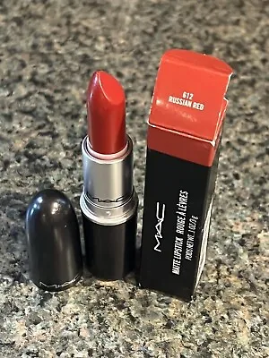 MAC Matte Lipstick 612 RUSSIAN RED 0.1 Oz/3 G Full Size New In Box  AUTHENTIC • $15.99