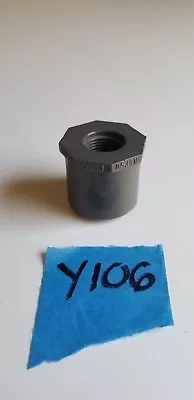 Dura PVC 1  X 3/8  Reducer Bushing Spigot X FIPT SCH80 PVCI NSF-PW D2466 • $6.49