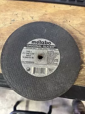 Metabo 6 “x .040 X 3/8 Inch  10 Pack Stainless Steel Cutting Wheels  Type 1 • $25