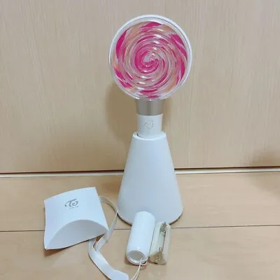 TWICE Official Light Stick Mood Light CANDY BONG Pen Light Dome Tour Used • $53
