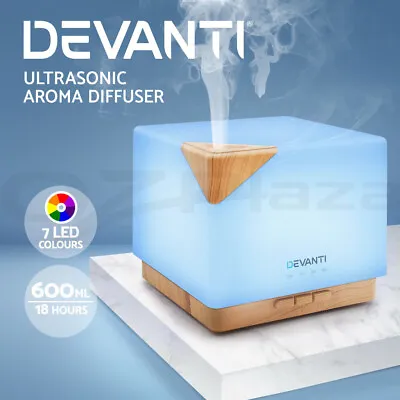 $36.95 • Buy Devanti Ultrasonic Aroma Aromatherapy Diffuser Air Humidifier Essential Oils