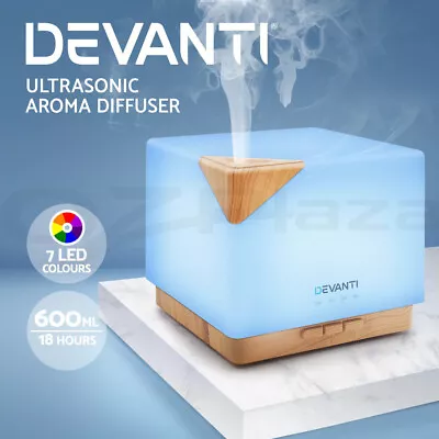 Devanti Ultrasonic Aroma Aromatherapy Diffuser Air Humidifier Essential Oils • $36.95