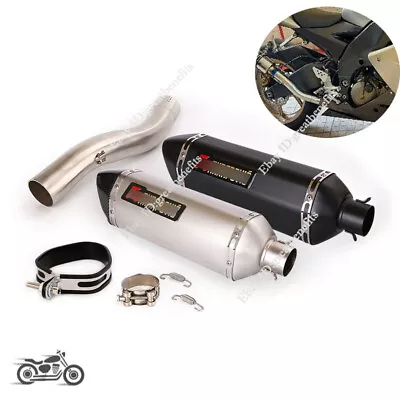 For Kawasaki Ninja ZX10R 2004 2005 Exhaust System Mid Link Pipe Muffler Escape • $155.70