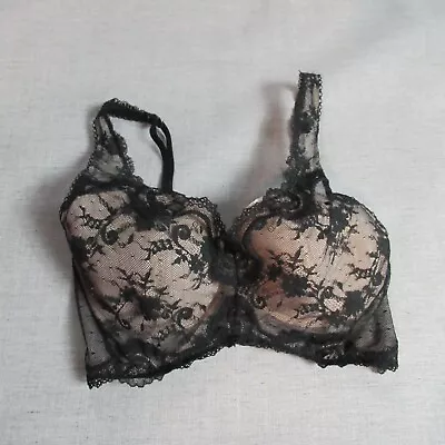 Victorias Secret Bra Womens Size 34DD Taupe Dream Angels Lined Demi Underwire • $14.57