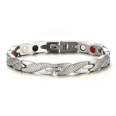 Magnetic Bracelet Therapy Weight Loss Arthritis Health Pain Relief Mens Woman UK • £4.49