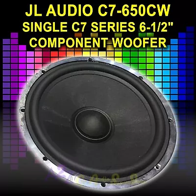 Jl Audio C7-650cw Single C7 Series 6-1/2  Component Woofer 175 Watts 4 Ohms New! • $599.99