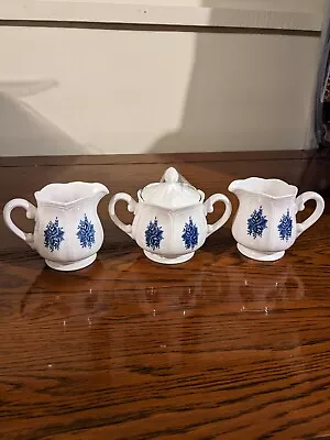 2 Cream/1 Sugar Bowl Mayhill Federalist Ironstone Tableware • $55