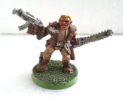 ROGUE TRADER Chainsaw Warrior 1987 WARHAMMER 40K Imperial Army Games Workshop • £24