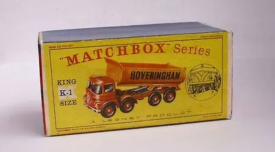 Repro Box Matchbox King Size K-1 Hoveringham Tipper • $4.26