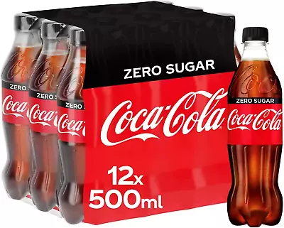 Coca Cola Zero Sugar 12 X 500 Ml PET • £15.49