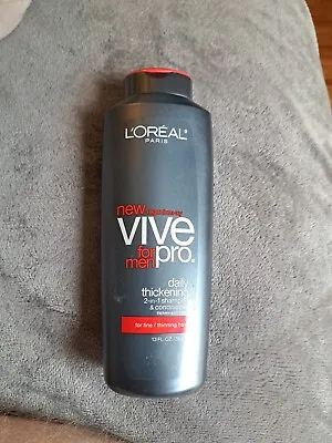 L'Oreal Vive Pro Daily Thickening 2-in-1 Shampoo & Conditioner 13 Oz Regenium XY • $99.99