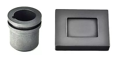 Graphite Crucible Ingot Mold Kit Melting Gold & Silver Refining Metal Casting • £33.66