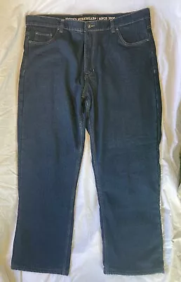 Smith's Mens Blue Jeans 42x32 Fleece Lined Insulated Straight Leg • $14.50