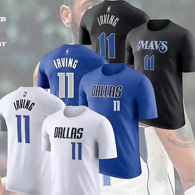 HOT SALE - Kyrie Irving #11 Dallas Team Mavericks Name & Number T-Shirt For Fans • $24