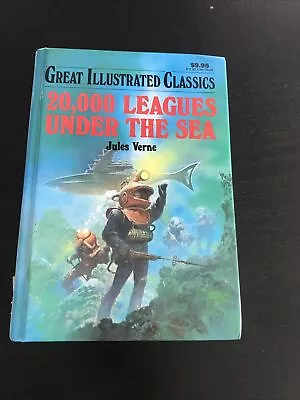 20000 Leagues Under The Sea Book Great Illustrated Classic • £8