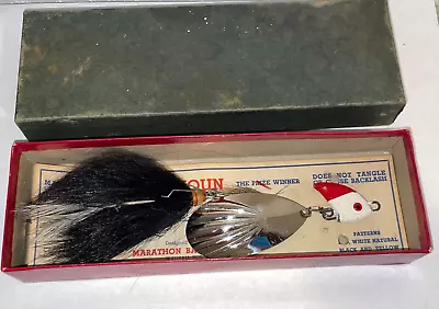Vintage Marathon Musky Houn Spinner Bait Fishing Lure  W/ Box • $20