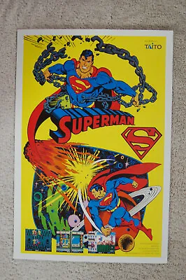 Superman Arcade Flyer Promotional Poster  • $4