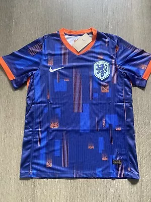Mens Medium Nike Netherlands Holland Away Football Soccer Shirt Euro 2024 • £30