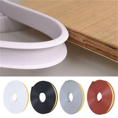 5M Self-adhesive U-shaped Edging Edge Tape Furniture Banding Seal Strips TPE Hot • £6.79