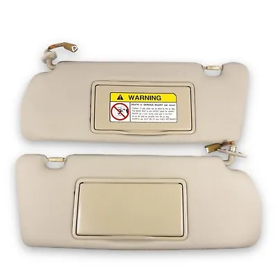 2000-2004 Mitsubishi Montero Sport Driver & Passenger Side Sun Visor Pair Tan • $89.95