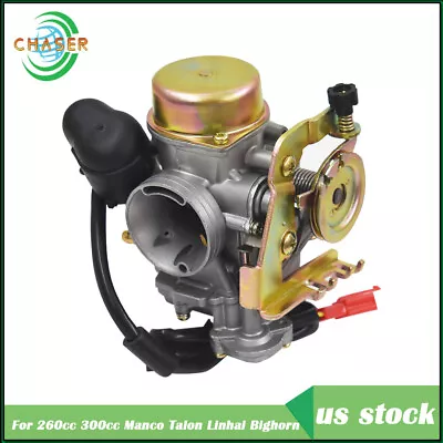 For 260cc 300cc Manco Talon Linhai Bighorn ATV UTV Carburetor Carb USA • $34.30