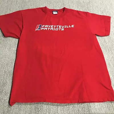 VINTAGE NBA D League T Shirt Mens XL Red Basketball NBDL Fayetteville USA Made • $6