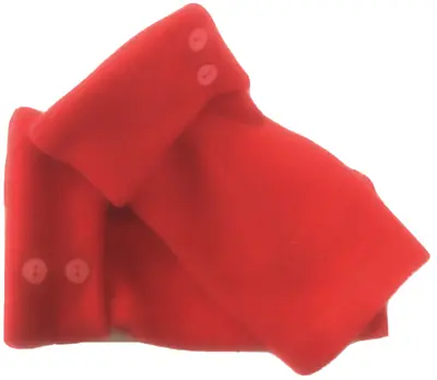 Fingerless Gloves Red 100% Merino Wool One Size S M L Mittens Half Finger Mitts • $34.98