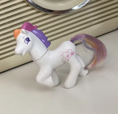 1998 McDonalds Hasbro My Little Pony - White Rainbow - Happy Meal Figure Toy MLP • £5