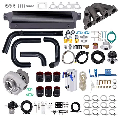 T3 T4 Turbo Charger Intercooler Piping Kit For Honda Civic D15 D16 1.5L 1.6L • $817.87