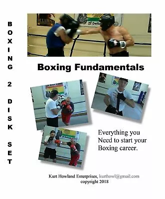  BOXING LESSONS 2 Disk Set Of Boxing Instructional DVD's For Boxing Or MMA • $21.95