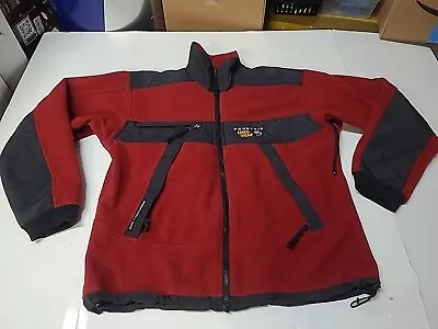 Mountain Hardwear Mens Gore Windstopper Fleece Jacket Softshell Sz Small S Red • $45.99