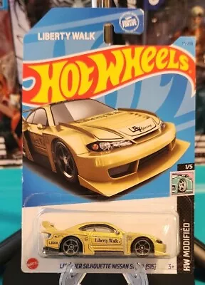 LB Super Silhouette Nissan Silvia Hot Wheels Modified 1/5 Gold Liberty Walk 2023 • $1.59