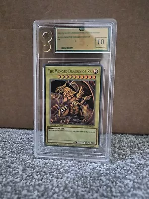 Winged Dragon Of Ra Og Grade 10  Egyptian God Card • £13