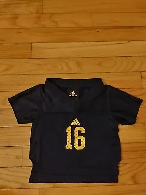 Michigan Wolverines NCAA Adidas Newborn Football Jersey Size 6-9M • $29.99