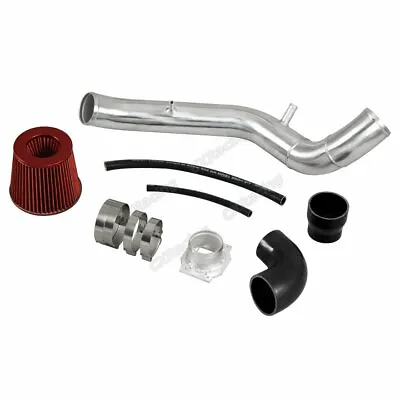CAI COLD 3  Air Intake Pipe + Filter For 89-97 Mazda Miata 1.6L Black Hose • $191.30
