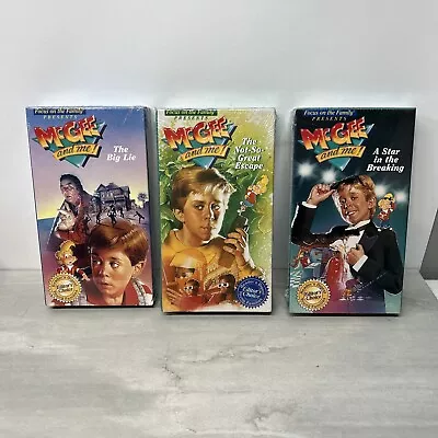 3x Mcgee And Me (VHS)  NEW Sealed - Big Lie Not-so-great Escape Star Breaking • $49.95