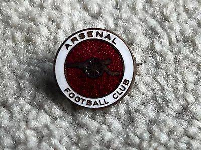 Circa 1970 Small Size Arsenal Football Club Metal & Enamel Lapel Badge • £8.99