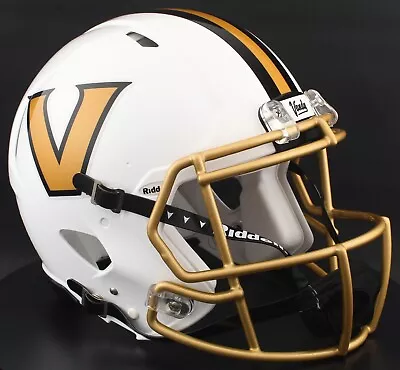 VANDERBILT COMMODORES NCAA Riddell Speed Full Size REPLICA Football Helmet • $169.99