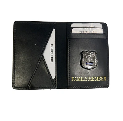 £28.83 • Buy New York City Police Officer Family Member Mini PIN Bi Fold Wallet  ID Holder
