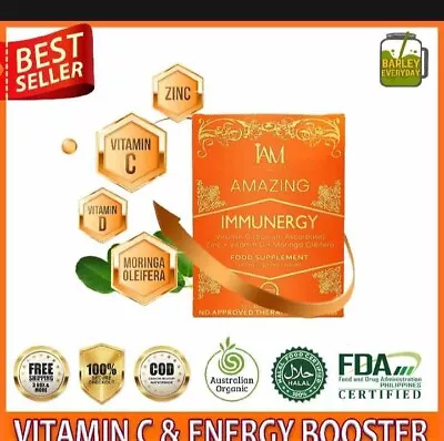 💊🍊Original Vitamins IMMUNERGY (50 Caps)  With 4in1 With Vitamin C + Zinc +... • $19.98