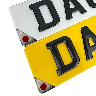 2x JDM Japanese Flag Car Number Plate 3D Gel Sticker Badges Fits Mazda Nissan • £9.99