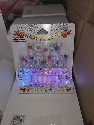 2pkcs Happy  Birthday Sign With Flashing Light & Birthday Music Party Favors  • $11.99