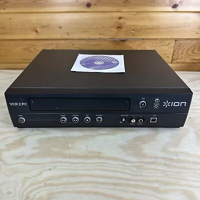 ION VCR 2 PC USB VHS Video To Computer Conversion Digital Video Transfer Tested • $50.82