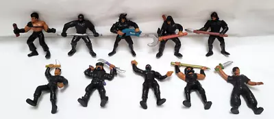 Lot Of 10 Mattel GUTS Aikido Force Action Figure Figurines 1986 • $38.99