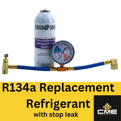 Enviro-Safe Auto AC R134a Replacement Refrigerant With Stop Leak A/C • $40.25