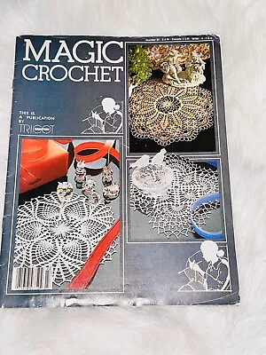 Magic Crochet Pattern Book Vintage 1982 • $7.99