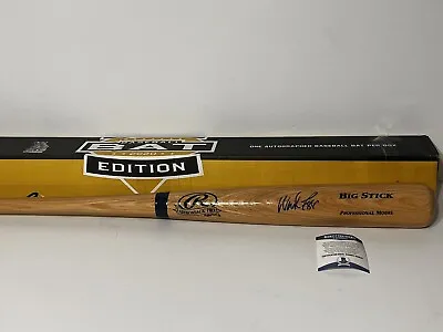 2020 Leaf Edition WADE BOGGS Autographed Full Size Bat Beckett COA YANKEES • $159.99